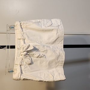 Abercrombie & Fitch White Mini Skirt